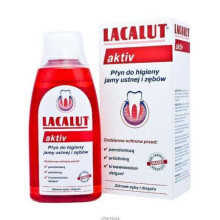 Lacalut Activ Oral Hygiene Mouthwash Teeth Protects Against Caries 300ml