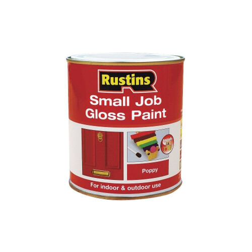 Rustins Small Job Gloss Paint 250ml, Magnolia, Magnolia, By Rustins