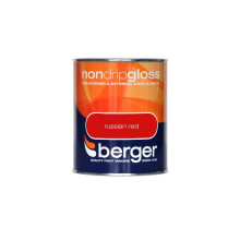 Non Drip Gloss 750ml, Russian Red, By Berger