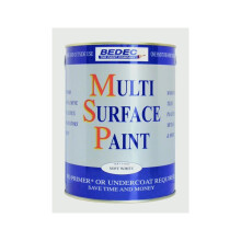 Msp Soft Gloss 750ml, Dark Grey, By Bedec