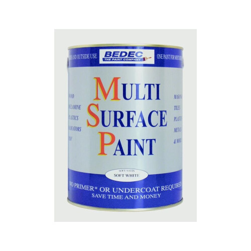Msp Soft Gloss 750ml, Dark Grey, By Bedec