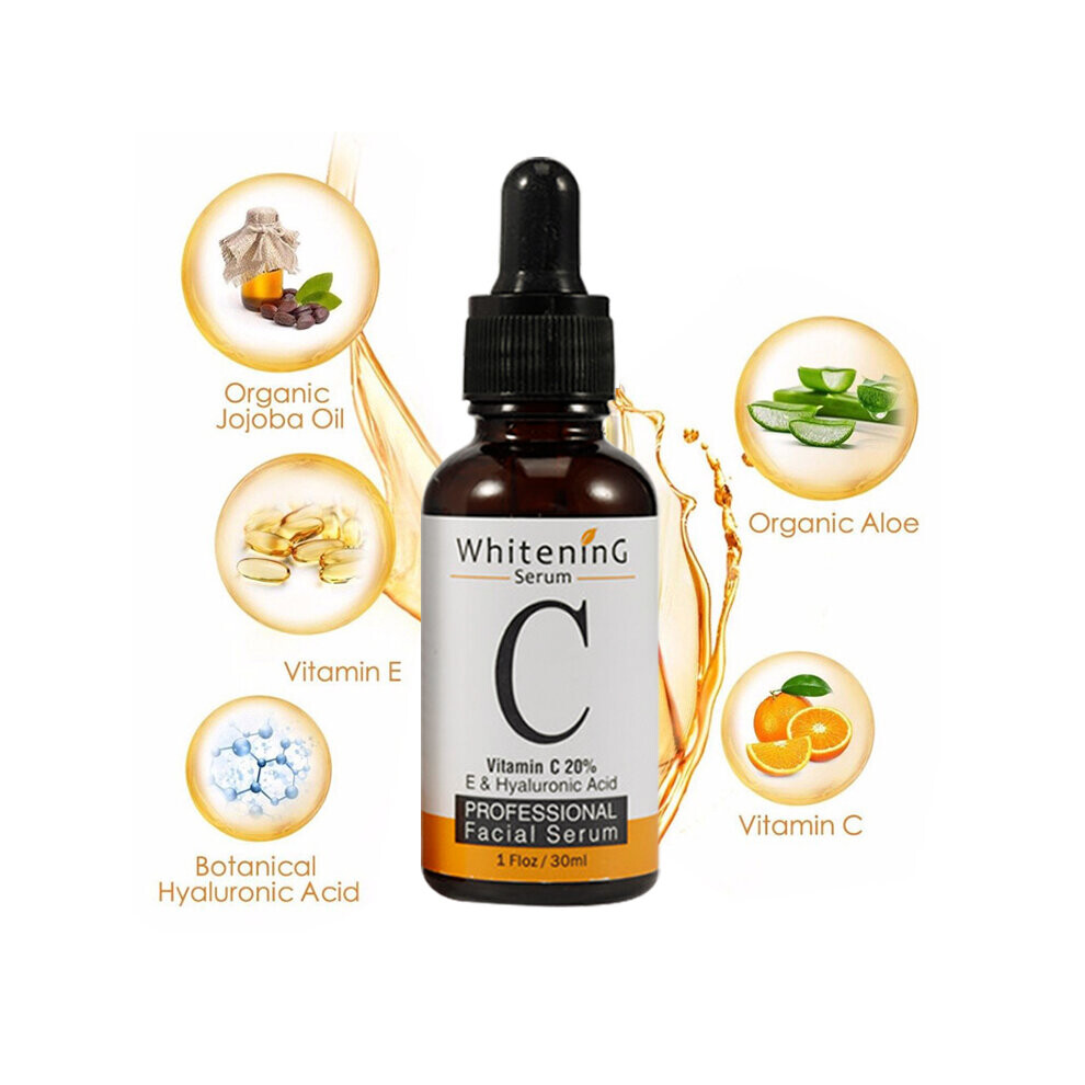 Face Serum Vitamin C 20% Hyaluronic Acid Vitamin E Anti Wrinkle 30ml