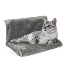 (Grey) Petlicity Cosy Fleece Cat and Dog Radiator Bed