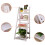 Living And Home Wooden Foldable Ladder Bookshelf Plant Stand Storage Rack 5