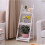 Living And Home Wooden Foldable Ladder Bookshelf Plant Stand Storage Rack 2