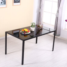 (120cm Table Only) Modern Tempered Glass Dining Table Kitchen Chairs