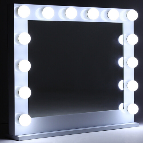 Living And Home Extra Large 80cm Hollywood Mirror LED Light Up 14 Globe Dressing Makeup Vanity 1