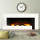 Living And Home 52 Inch C-Framed Freestanding Electric Fireplace 2000W 3