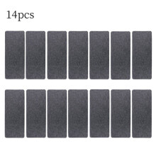 (Dark Grey) 14Pcs Carpet Stair Tread Mats Step Staircase Non Slip Mat Protection Cover Pads