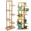 Living And Home Rustic Wooden Multi-Tiered Potted Plant Stand 3
