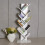 Living And Home (White, 9 Tier) Freestanding Tree Bookshelf Wood Display Shelf Organiser 3