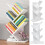 Living And Home (White, 5 Tier) Freestanding Tree Bookshelf Wood Display Shelf Organiser 4