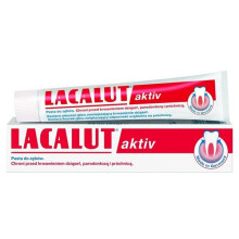 Lacalut Aktiv Toothpaste Active Anti Periodontitis Caries Bleeding Gums 75ml