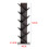 Living And Home (Black Walnut, 9 Tier) Freestanding Tree Bookshelf Wood Display Shelf Organiser 6