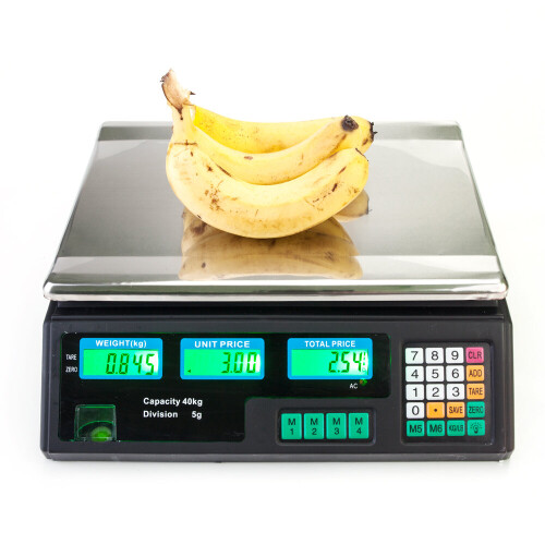 Digital Price Scale 40kg/5g Silver & Black 2