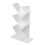 Living And Home (White, 5 Tier) Freestanding Tree Bookshelf Wood Display Shelf Organiser 5