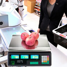 Digital Price Scale 40kg/5g Silver & Black