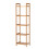 Living And Home (128*35*25cm, 5 Tier) Tiered Bamboo Wood Bookcase Storage Shelf 5
