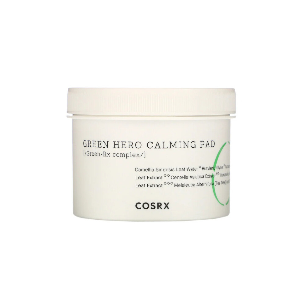 Cosrx, One Step Green Hero Calming Pad, 70 Pads