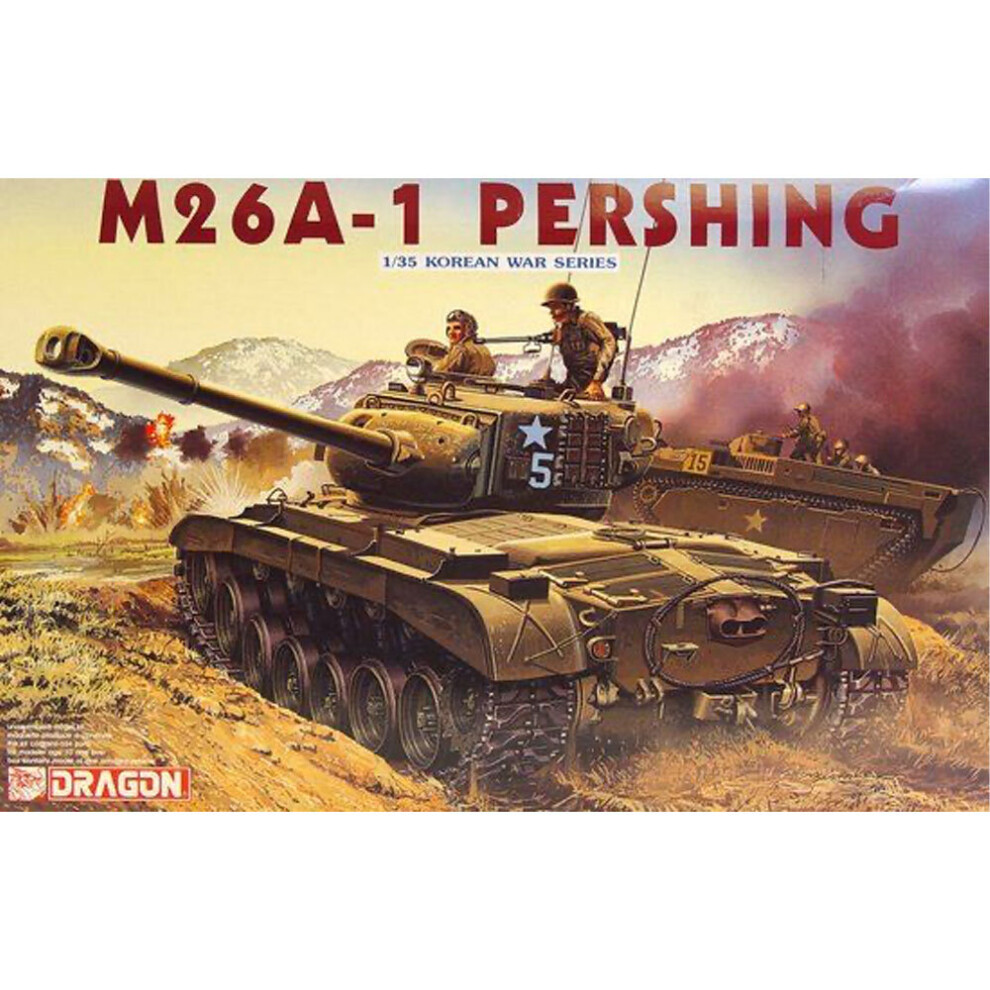 Dragon 6801 M26A-1 Pershing Tank 1:35 Plastic Model Tank Kit