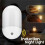 Ranpo 2X Automatic LED Night Light Wall Plug In Warm Dusk Dawn Sensor Light 1