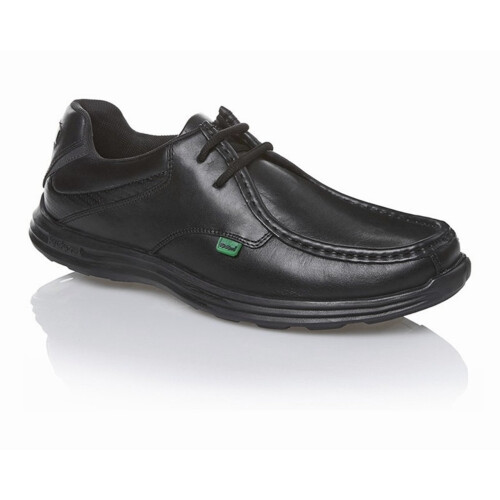 (UK 6.5 / EU 40) Kickers Reasen lace Leather AM 112799 Mens Shoes Black School Work Shoe