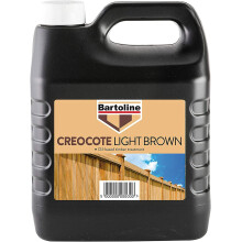 (LIGHT BROWN) Bartoline Creocote Timber Treatment 4L