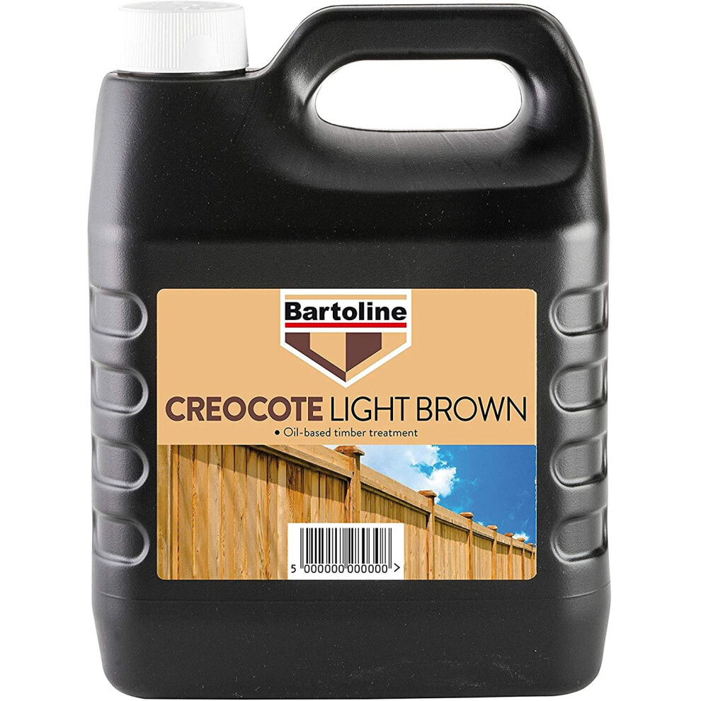 (LIGHT BROWN) Bartoline Creocote Timber Treatment 4L