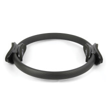 Fitness Mad Home Fitness Yoga Pilates Ring Double Handle 14" Black