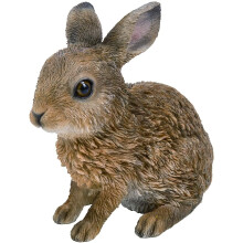Vivid Arts Sitting Leveret hare, garden or indoor resin decoration (XRL-LEVE-E)