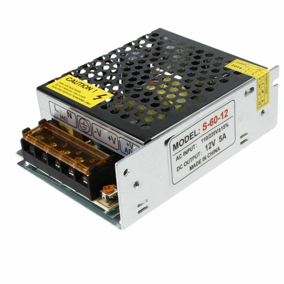 (60W) Dc 12V Power Supply Led Strip - Ac 110 -220V Light 7425109448431