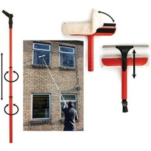 3.5m Telescopic Window Cleaner Glass Cleaning Kit Wash Squeegee