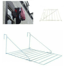 7m Airer Clothes Rail Towel Over The Door Caravan Folding Dryer Rack