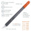 Slice 10568 Scalpel with Replaceable Blade Black/Orange 6