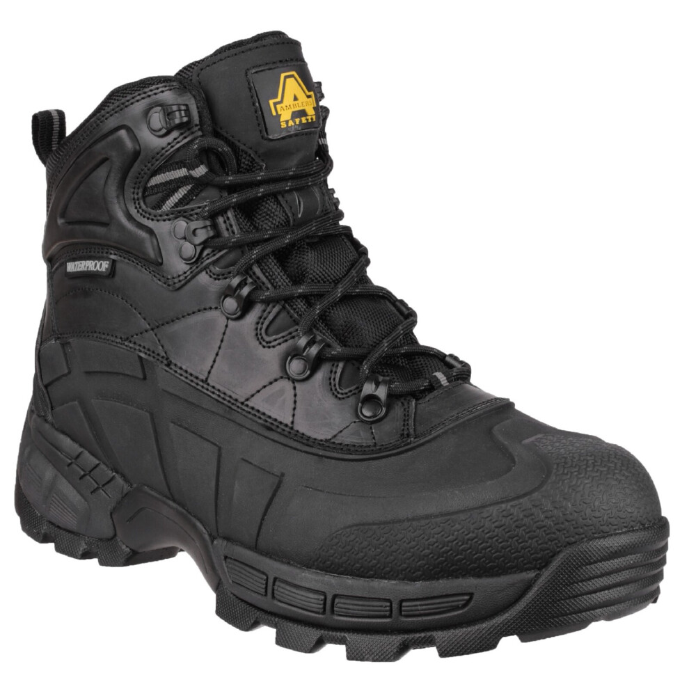 (10 UK 44 EU) Amblers FS430 Orca Safety Work Boots Black