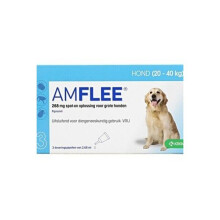 AMFLEE SPOT ON 268MG 20-40KG 3 Pipettes
