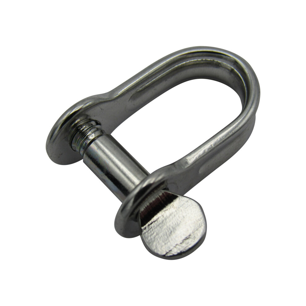 Stainless Steel Strip Dee Shackle 8Mm (D Flat Rigging Marine Rope) 707152586795