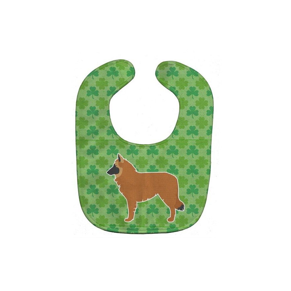 Belgian Shepherd Shamrocks Baby Bib Stationx