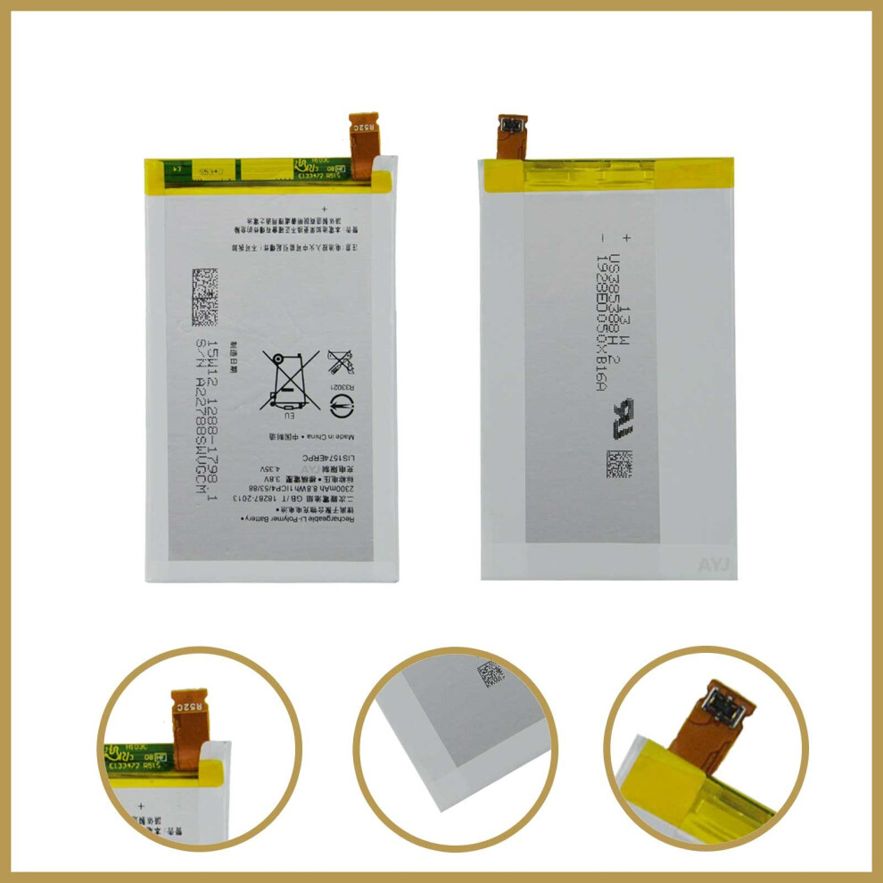 For Sony Lis1574Erpc Battery For Xperia E4 E2003 E2033 E2105 2300Mah