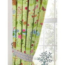 Bluebell Woods Pencil Pleat Curtains Lined Taped Top Curtain Pair 66x54"