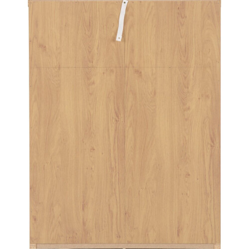 Seconique Seville 3+2 Drawer Chest White High Gloss/Light Oak Effect Veneer 2