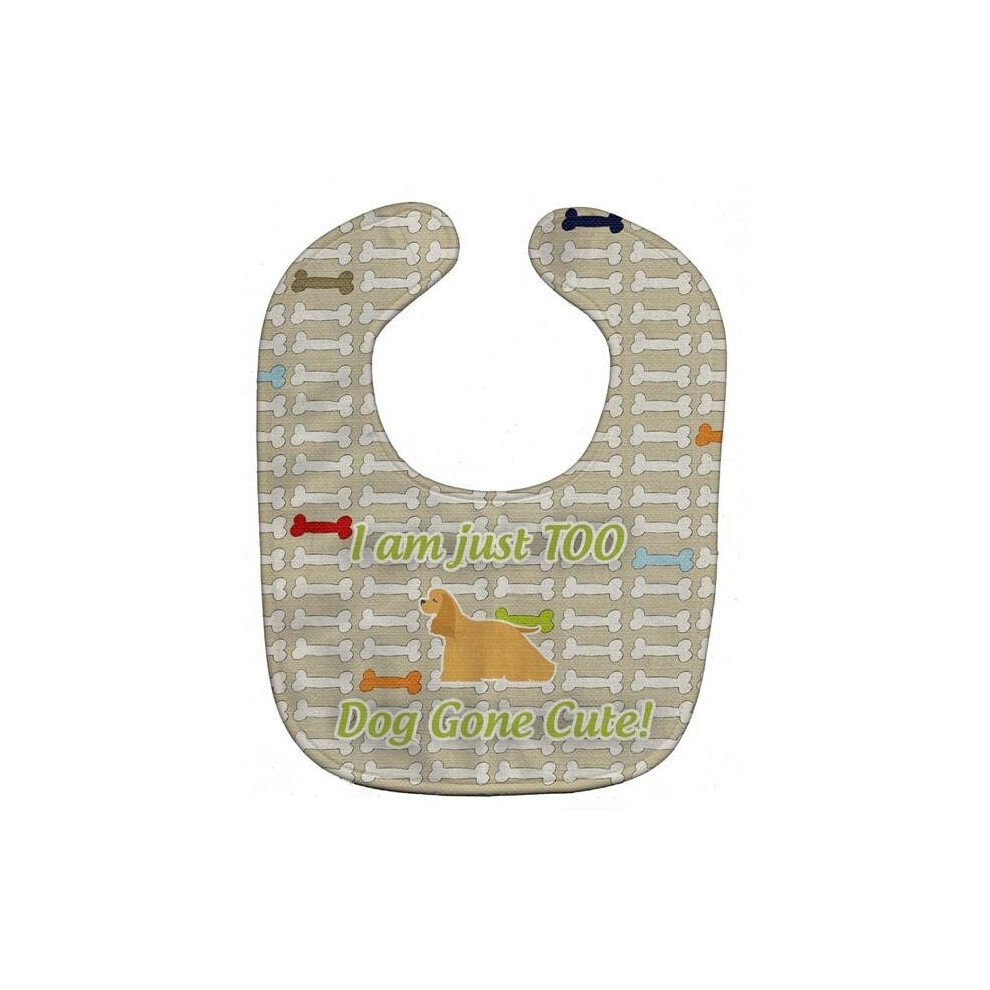 Cocker Spaniel Dog Gone Cute Baby Bib Stationx