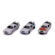 Back to the Future Nano Hollywood Rides Vehicle 3-Pack