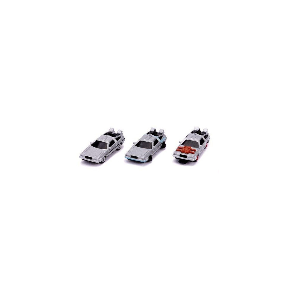 New Jada Back To The Future Nano Hollywood Rides Vehicle 3-Pack