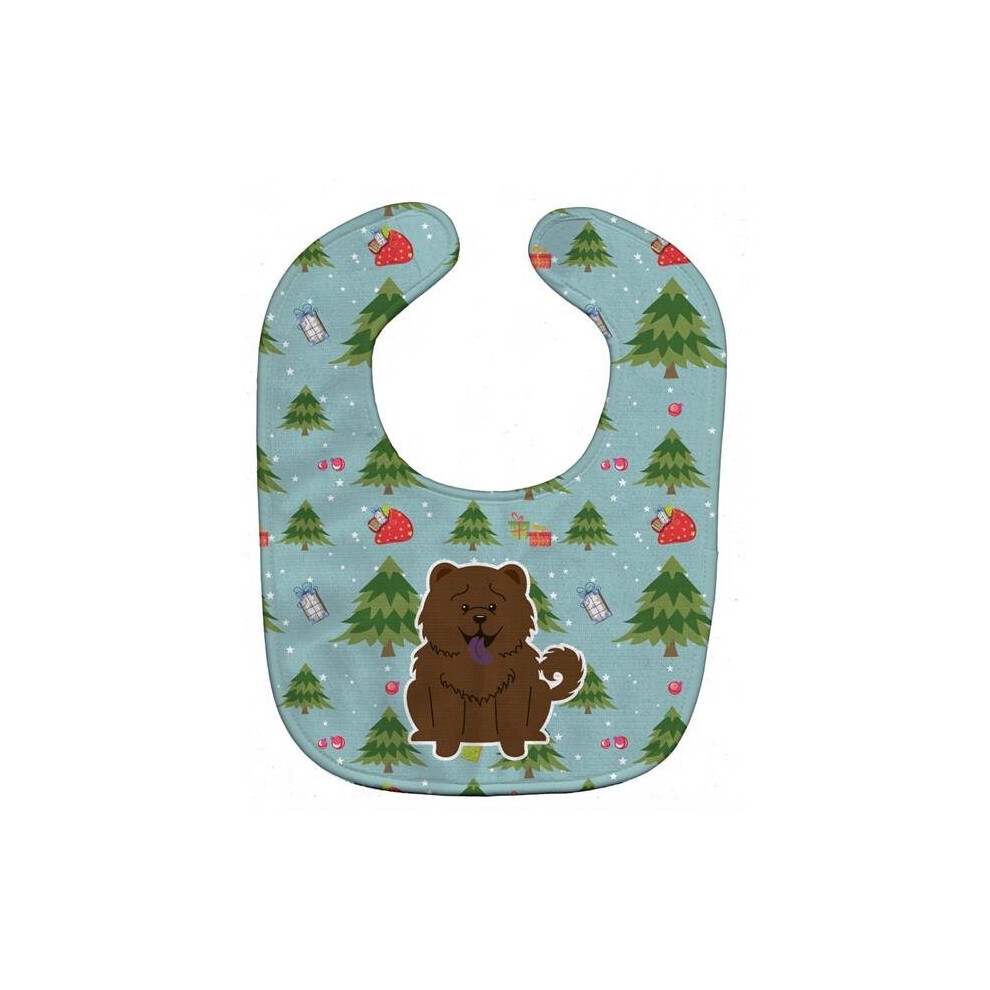 Christmas Chow Chow Chocolate Baby Bib Stationx