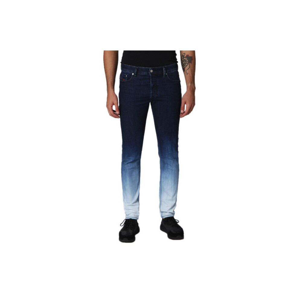 (W31 L32) DIESEL TEPPHAR 084MM Mens Denim Jeans Slim Fit Carrot Cotton Trousers Pant Italy