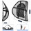 Lumbar Back Support for Office Chair, Car Seat Backrest Mesh - Black 2
