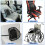 Lumbar Back Support for Office Chair, Car Seat Backrest Mesh - Black 7