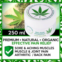 Hemp Balm Organic Ointment for Pain Relief | Osteo Arthritis | Stiffness | Muscle Aches | Joint Pain