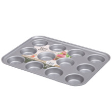 Baker & Salt Non-Stick 12 Cup Cupcake Tin